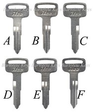 Llave de repuesto en blanco para Suzuki FA50 Yamaha Jog Razz Riva y otros scooters
