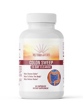 Colon Sweep Detox Cleanse Digestive Weight Loss Support Natural Herbal 60 Capsul