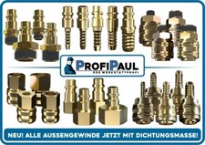 Druckluftkupplungen- & Stecker Messing DN 7,2 ProfiPaul