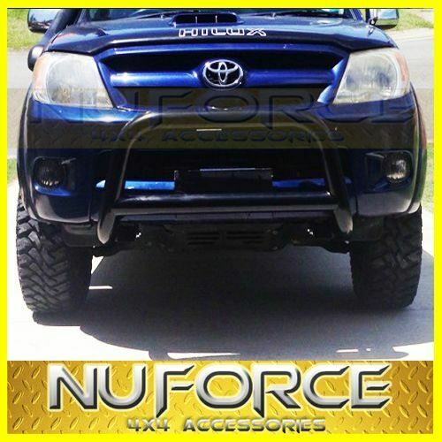 NUDGE BAR / GRILLE GUARD (BLACK) TO SUIT TOYOTA HILUX (2005 - 2015) - Picture 1 of 4