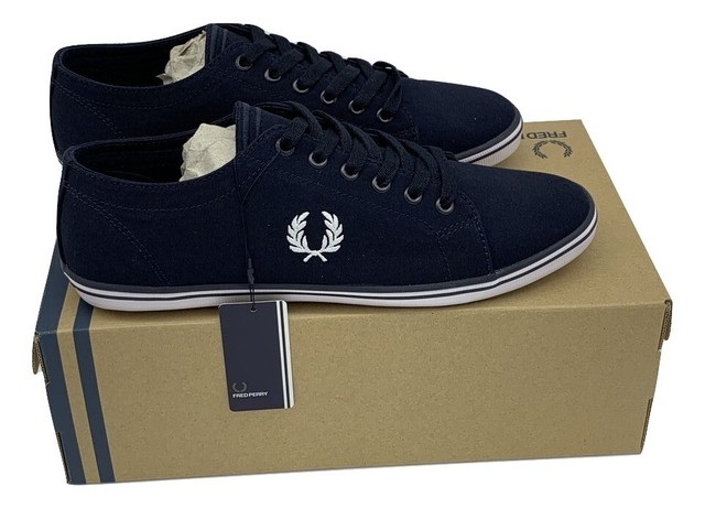 fred perry kingston twill plimsolls