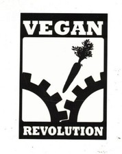 Aufkleber "vegan Revolution"