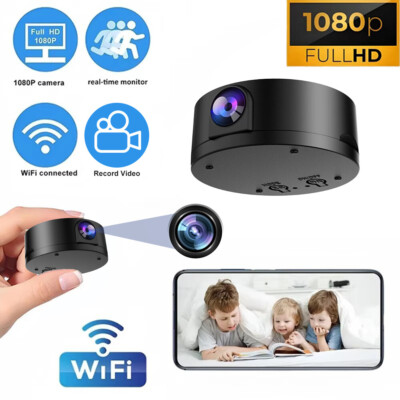 Mini Wifi Camera HD 1080P Home Security Camcorder Night Vision Micro ...