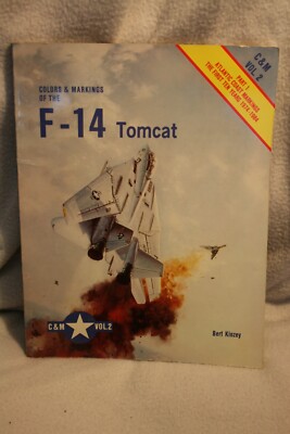 F-14 Tomcat Part 1 US Navy Detail Scale Colors Markings Book  #2 Good Condition