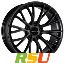 4x MAK München matt black 8x18" ET20 LK5 120 ML 72.6 Alufelgen 18 Zoll
