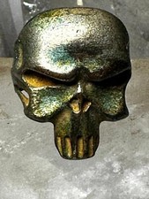Skull ring size  9.50.  biker unknown metal women men