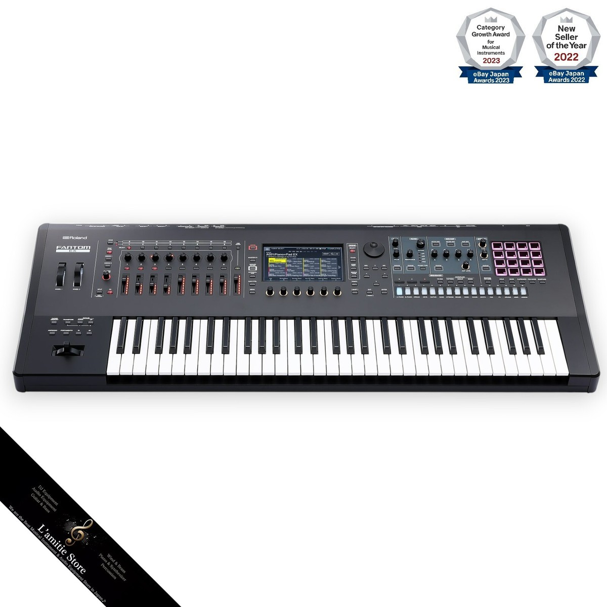 Roland Fantom-6 EX 61-Key Music Workstation Synthesizer Keyboard