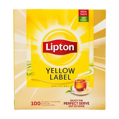 Lipton Yellow Label Schwarzer Tee im Beutel 5x150g (100x1,5g) Lipton Tee schwarz