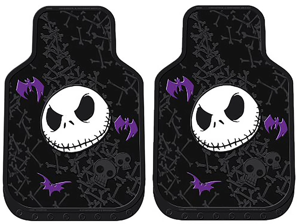 Juego de regalo alfombrillas fundas de asiento para Toyota Jack Skellington coche camión SUV Foto 3 de 4