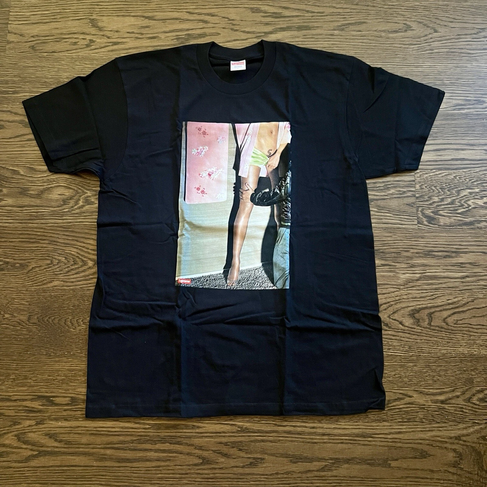 Chemise noire rasée Supreme MODEL S taille L SS22 NEUVE !