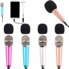4Pcs Mini Microphone with Omnidirectional Stereo Mic for Voice 4 colors