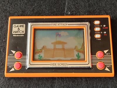 Jeu portable vintage Nintendo Game & Watch FIRE ATTACK ID-29