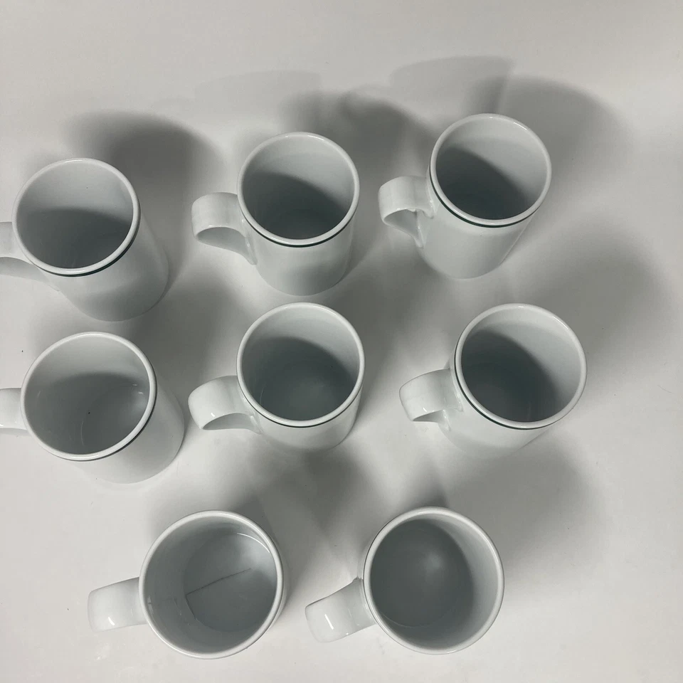 丹斯克小酒馆 Christianshavn 绿色马克杯 8 件套 葡萄牙 4.25 高 — 第 2/4 张图片