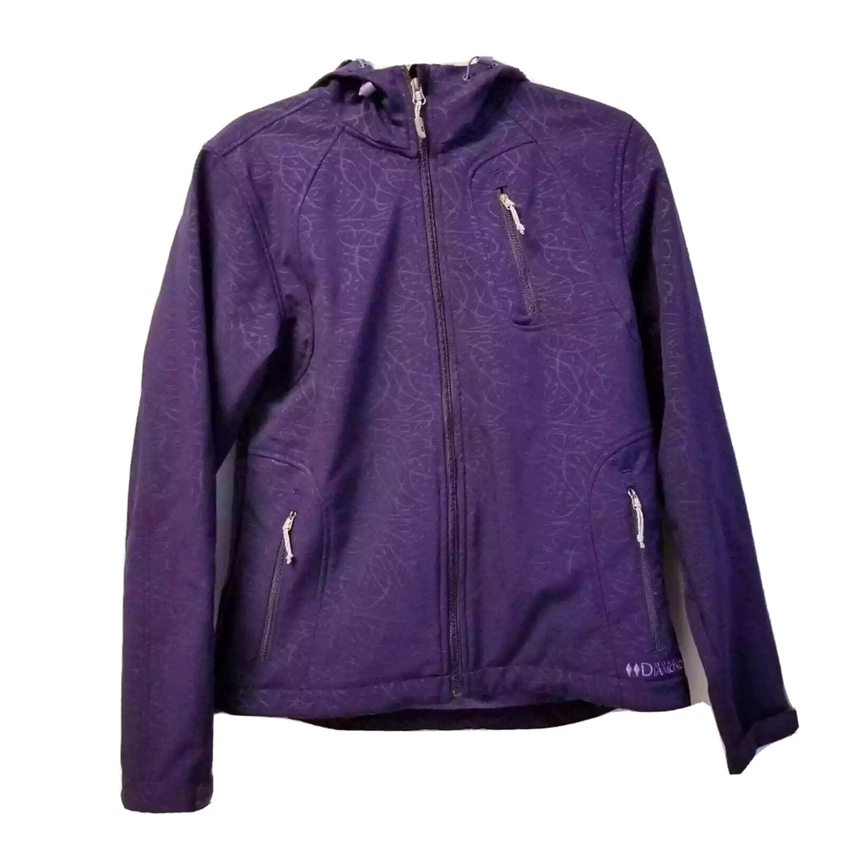 Double diamond jacket fleece purple women's small Cold Weather Hooded  Hoodie | eBay