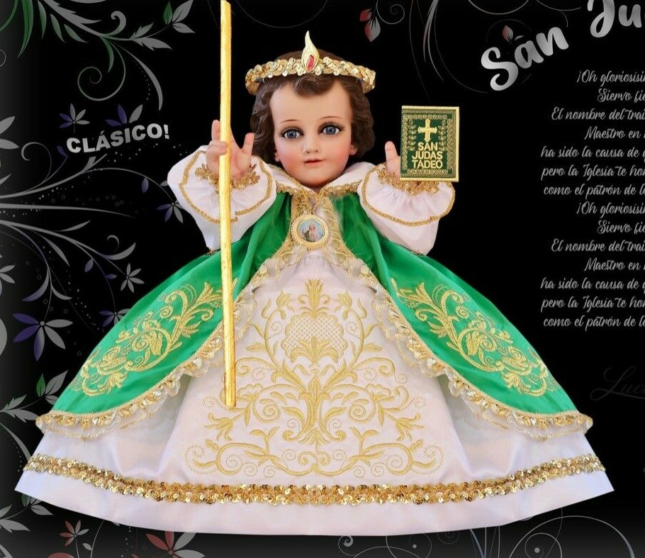 Vestido NIÑO DIOS SAN JUDAS TADEO Vestido Niño Dios Baby Jesus Clothing | eBay Vestido NIÑO DIOS SAN JUDAS TADEO Vestido Niño Dios Baby Jesus Clothing | eBay