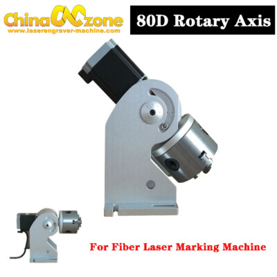 80mm Rotary Axis Holder For JPT/Raycus/Max Fiber Laser Marking Engraving Machine