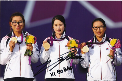 Bo-Bae KI - KOR - Bogenschießen - Olympia 1.OS Gold 2012 Foto signiert