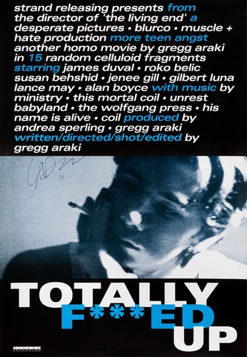 Totally F***ed Up 1993 U.S. One Sheet Poster Signed
