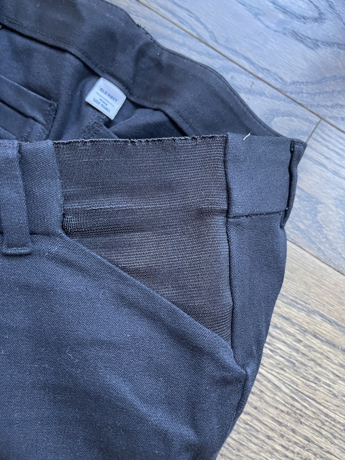 Old Navy Maternity Side Panel Black Pixie Pants S… - image 2