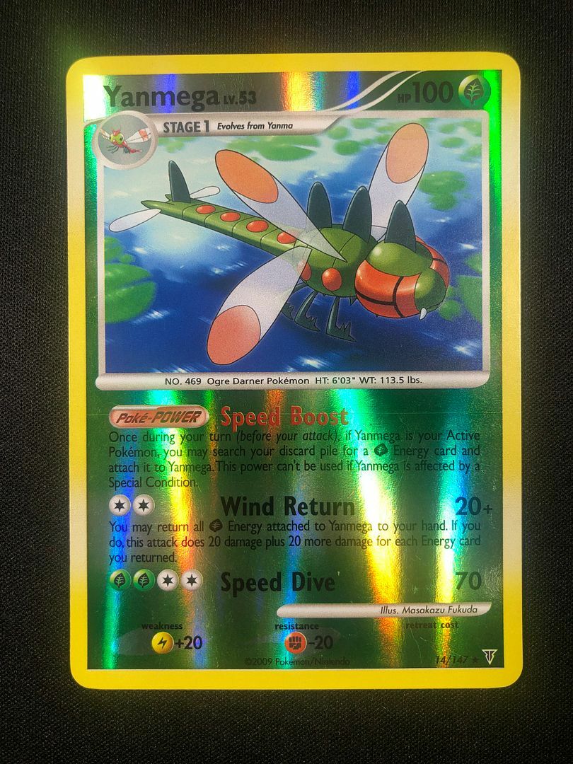 Pokemon Yanmega 14/147 Supreme Victors Reverse Holo Rare