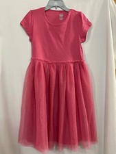 NWT Wonder Nation Rib Short Sleeve Tulle Tutu Dress Girls Rose Sparkle U pick