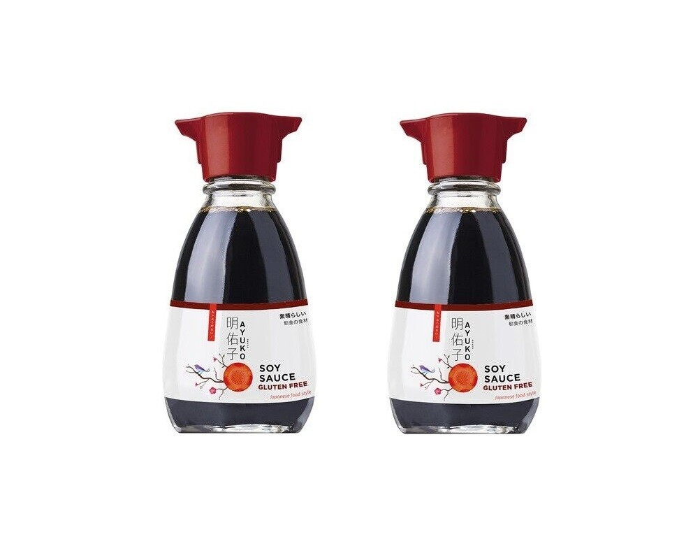 Sojasauce Tischflasche GLUTENFREI AYUKO Doppelpack: 2 x 150ml Soja Soße
