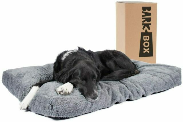BarkBox Memory Foam Dog Mattress Size X-Large - Grey for sale online | eBay