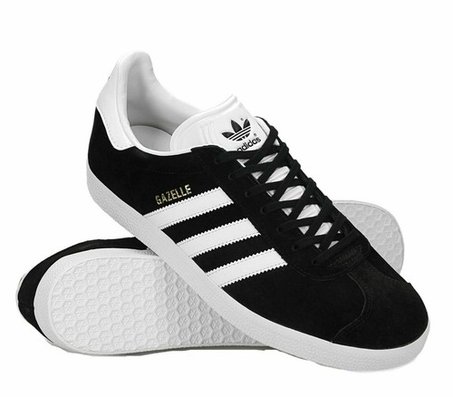 Encadenar Mentalmente maletero ENTRENADORES PARA HOMBRE ADIDAS ORIGINALES GAZELLE BLANCO NEGRO BB5476 |  eBay