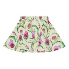 MOLO FLORAL BARBERA FLORAL ARTICHOKE YELLOW PULL ON ELASTIC SKIRT 13-14