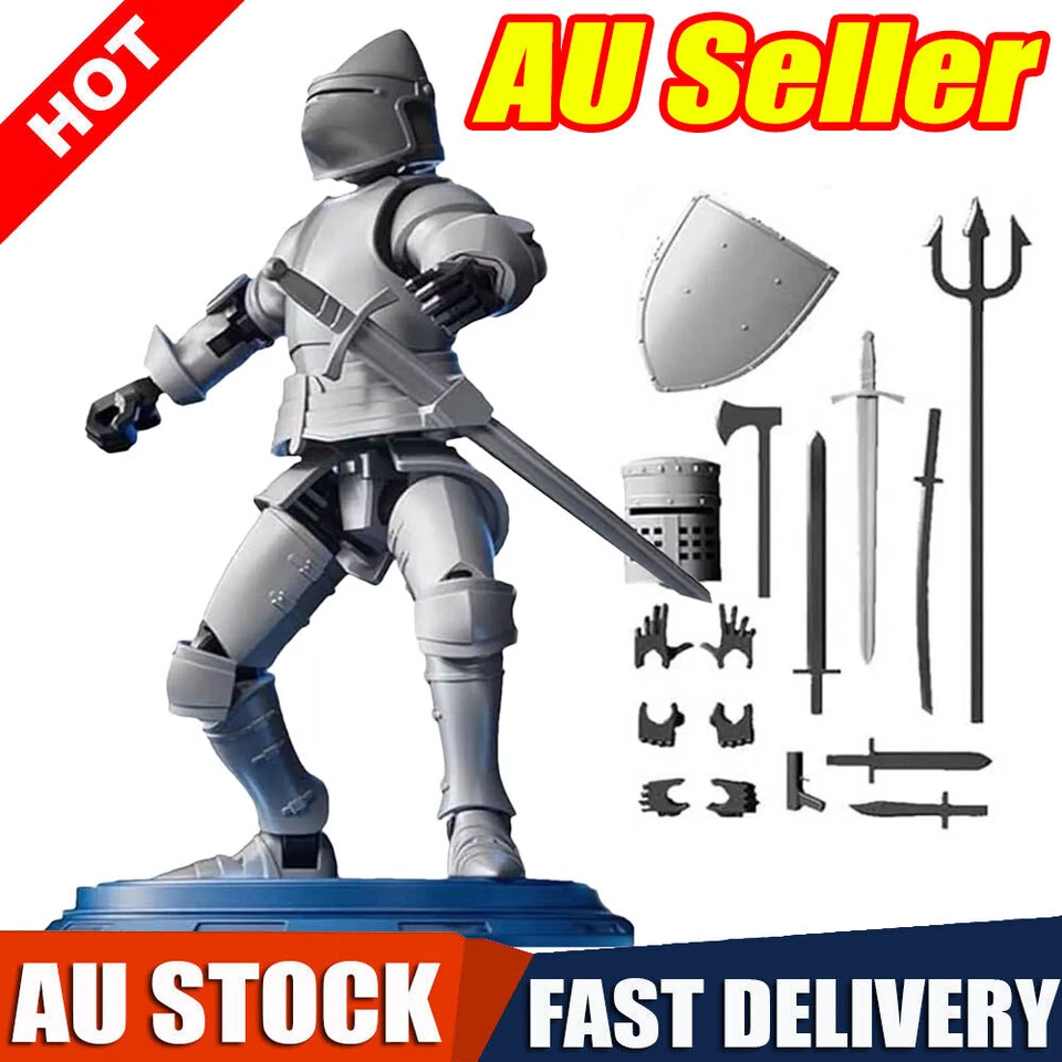 Dummy 13 Robot Action Figure in Armor T13 Fifth Generation Medieval Knight ToRK