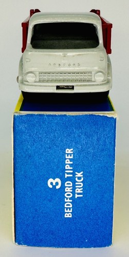 1961 Original Matchbox Lesney 3B BEDFORD TIPPER Type D Box DEAD MINT BEAUTY!! - Picture 6 of 11
