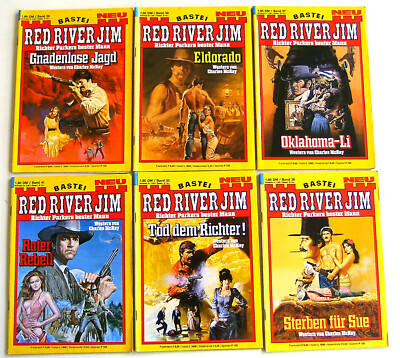 RED RIVER JIM - 35,36,37,38,39,41 - Bastei 1987