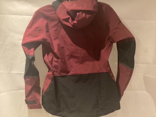 CHAQUETA DE LLUVIA ADIDAS TERREX XPLORIC GORE-TEX PARA MUJER NUEVA TALLA 8 XS GRANATE T17 - Imagen 8 de 9