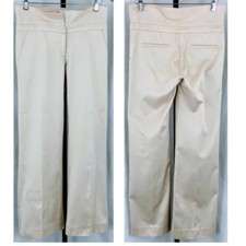 Ulla Johnson Womens Pants Paperbag Waist Wide Leg Cotton Trousers Size 2