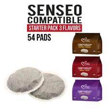 54 Pods Senseo compatible Italian Coffee Pads STARTER PACK! FREE FAST SHIPPING!