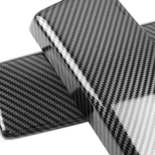 Cubierta de caja de reposabrazos central de fibra de carbono ABS para Mercedes Benz C E GLK W204 08-15 - Imagen 5 de 6