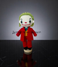 Joker,  amigurumi, bambola, uncinetto, pupazzo