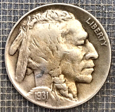 1931 S Buffalo Nickel ,Full Horn Low mintage only 1,200,000 coins - U.S. Coin:5C