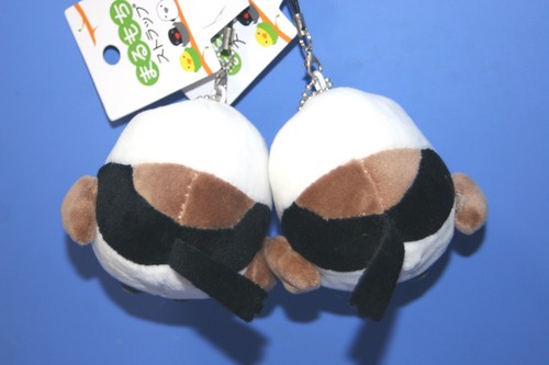 Shimaenaga Maru Mochi Correa Mascota Peluche Muñeca Llavero Juego de 2 7cm 2.76" - Imagen 2 de 14