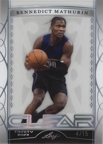 2023 Leaf Trinity Clear - Bennedict Mathurin #C-29