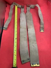 Original WW2 Pattern British Army L Straps Pair - 37 pattern Webbing Haversack