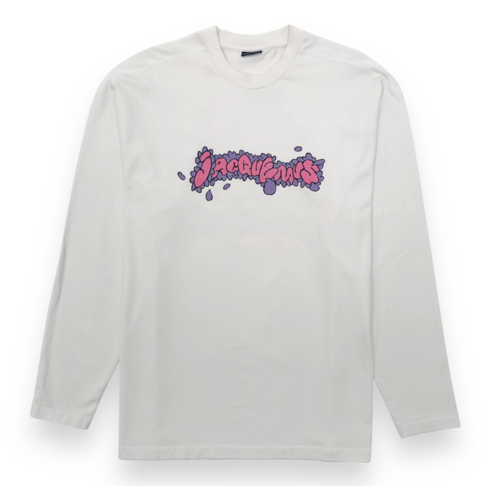 JACQUEMUS LE DESENHO LONG-SLEEVE T-SHIRT WHITE XXL RRP£170