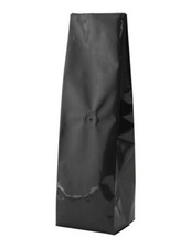 BAP 500 12-16 oz Black Side Gusseted Coffee Bags, with Valve