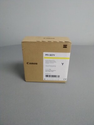 Canon PFI-307Y 9814B001 yellow Ink Cartridge Imageprograf IPF830 Exp 2021/03