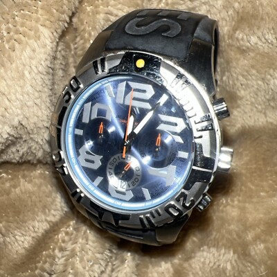 Jacques Lemans Men 1-1344 Stainless Steel Chronograph Quartz Watch 8 1/2''