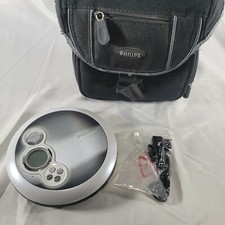 Philips AX2411/17 Portable CD Player Discman 45 Second ESP Tested  Works READ
