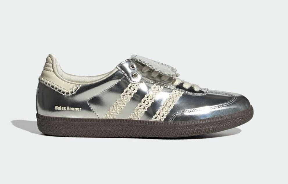 Wales Bonner × adidas Samba Silver Metallic Gum IG8181 Men's Wales Bonner × adidas Samba Silver Metallic Gum IG8181 Men's