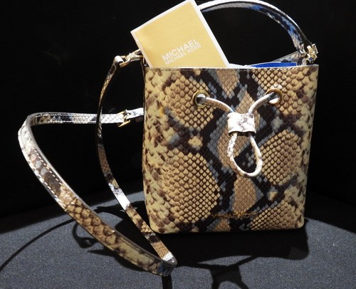 Python Embossed Michael Kors Suri Crossbody Bag New w/o Tag Small - Picture 3 of 11