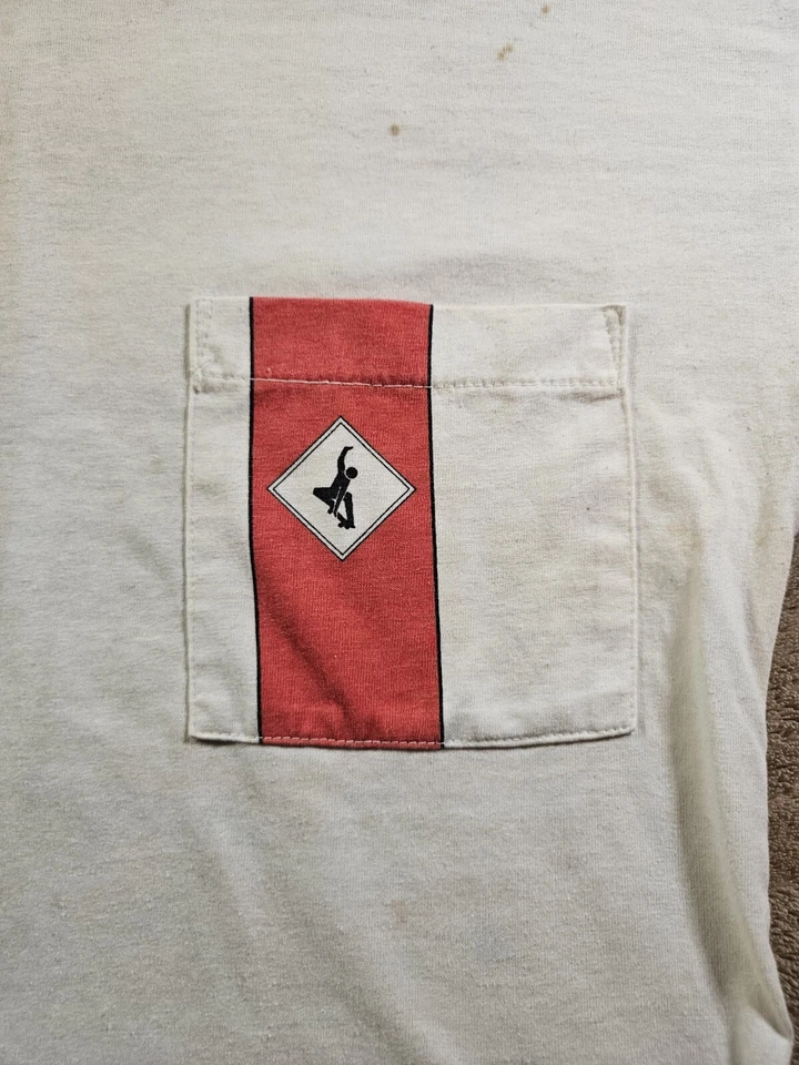 Vintage 80s 90s Skate Xing USA Pro Team Skateboarding Pocket T-shirt Size M - Image 2 of 4
