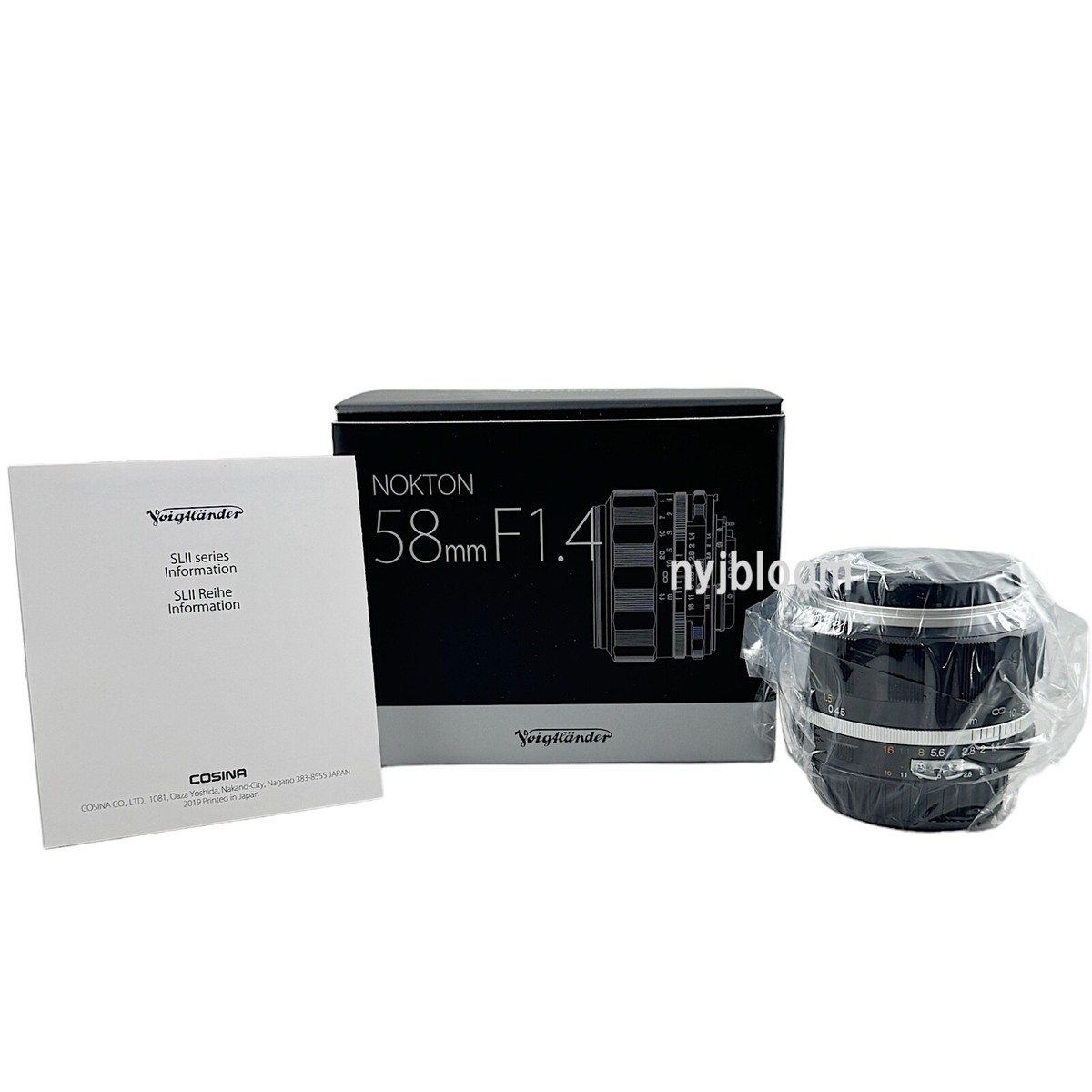 New VOIGTLANDER NOKTON 58mm f1.4 SL II S BLACK or SILVER Nikon AIS